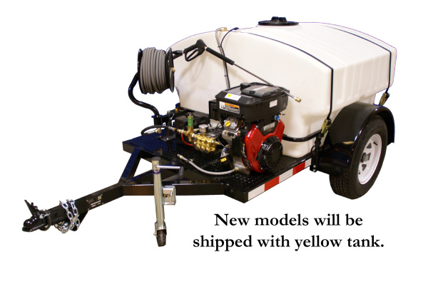 4000BT Deluxe Trailer Mounted Cold Water Power Washer