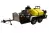 Deluxe Trailer Mounted Diesel Fired Gas Powered 5.5 gpm, 5000 psi Hot Water Pressure Washer