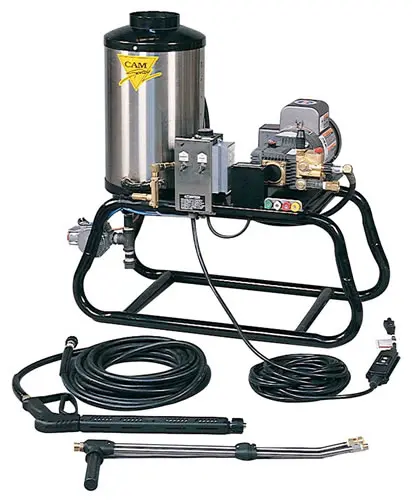 Portable Gas-Powered Hot Water Industrial Pressure Washers