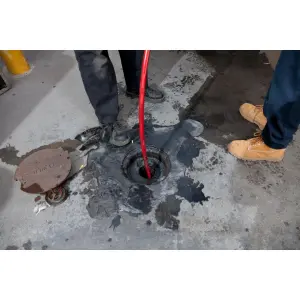 Sewer Line Jetting a Blocked Drain