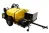 Deluxe Trailer Mounted Gas Powered 12 gpm, 3000 psi Cold Water Sewer and Drain Jetter