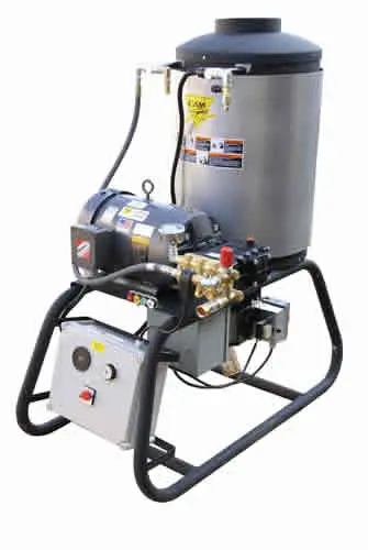 Electric-Powered Pressure Washers Heated by Natural Gas