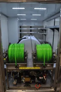 Custom built sewer jetter