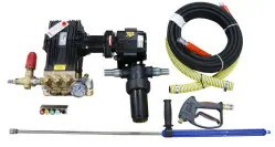 Base Mount Hydraulic Powered 5.5 gpm, 5000 psi Cold Water Pressure Washer