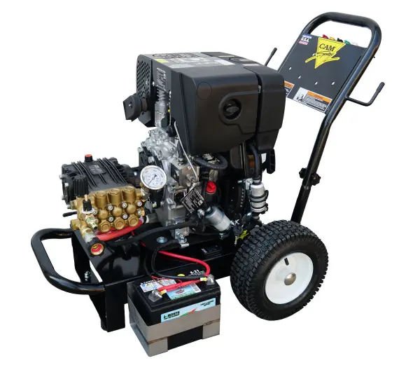 Cam Spray 3000WM/SS Deluxe Wall Mount Cold Water Pressure Washer - 3000 PSI; 4.0 GPM