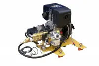 Mining industry pressure washer for cleaning drilling nozzles